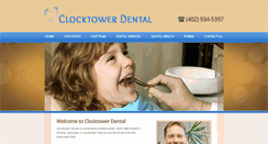 Desktop Screenshot of clocktowerdentalgroup.com