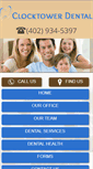 Mobile Screenshot of clocktowerdentalgroup.com